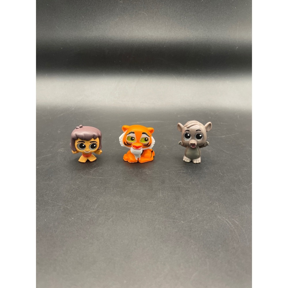 Disney Doorables Series 10 The Jungle Book Mowgli Shere Khan Baloo Lot 3 Figure